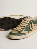 Golden Goose Super-Star Sneaker Dark Green/Beige