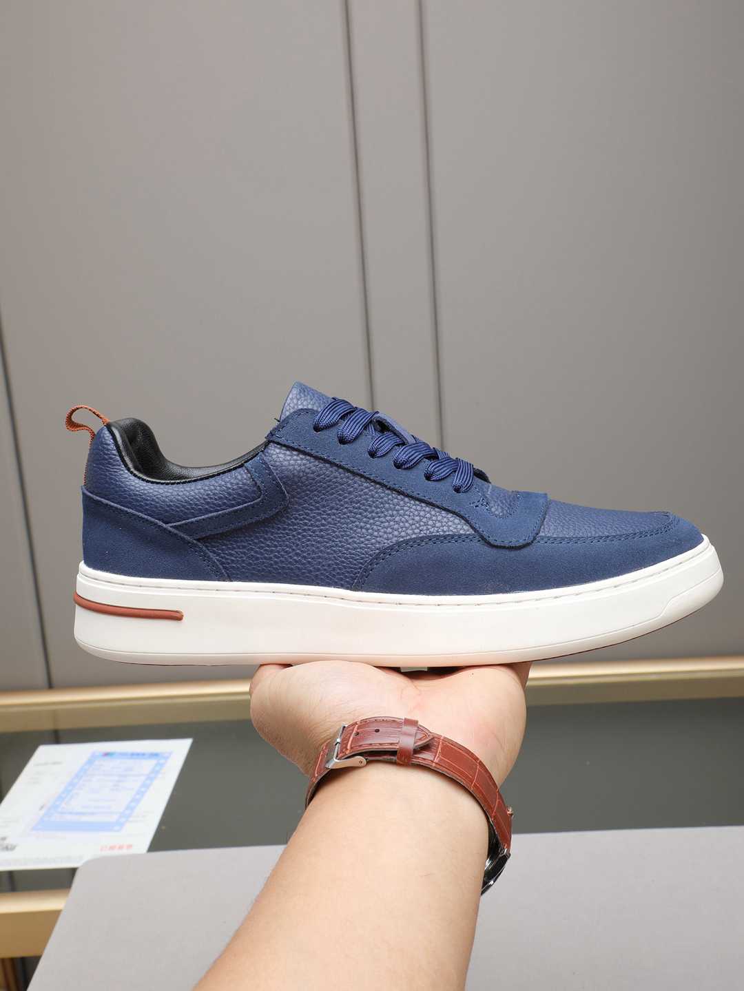 Loro Piana Newport Walk Sneaker Blue .