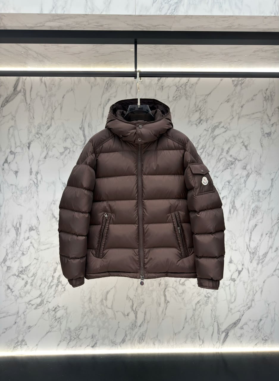 Moncler Maya Matte Jacket Brown