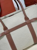 Loro Piana Small Ghiera Tote Bag Beige/Brown