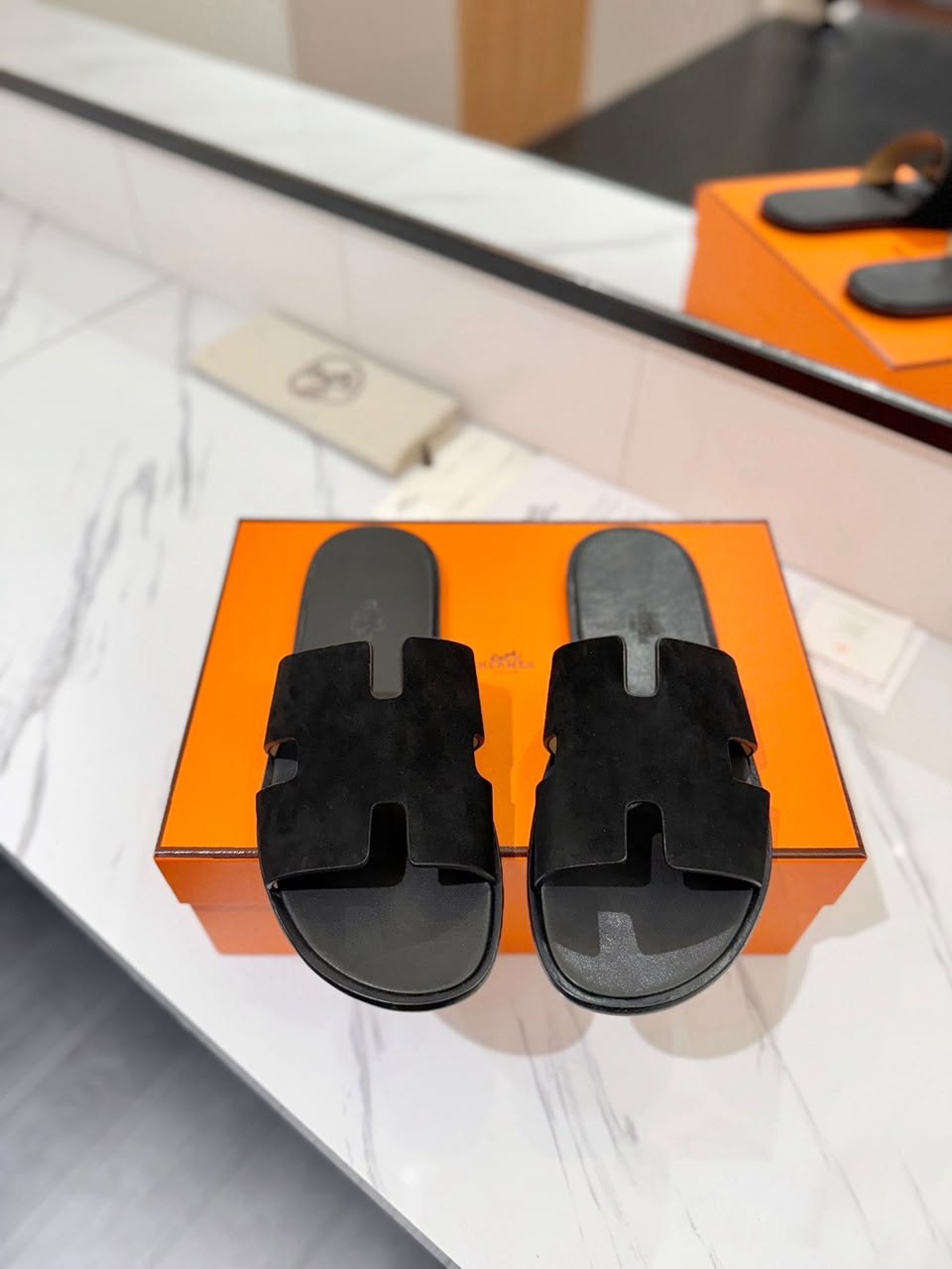Hermès Izmir Sandal All Black