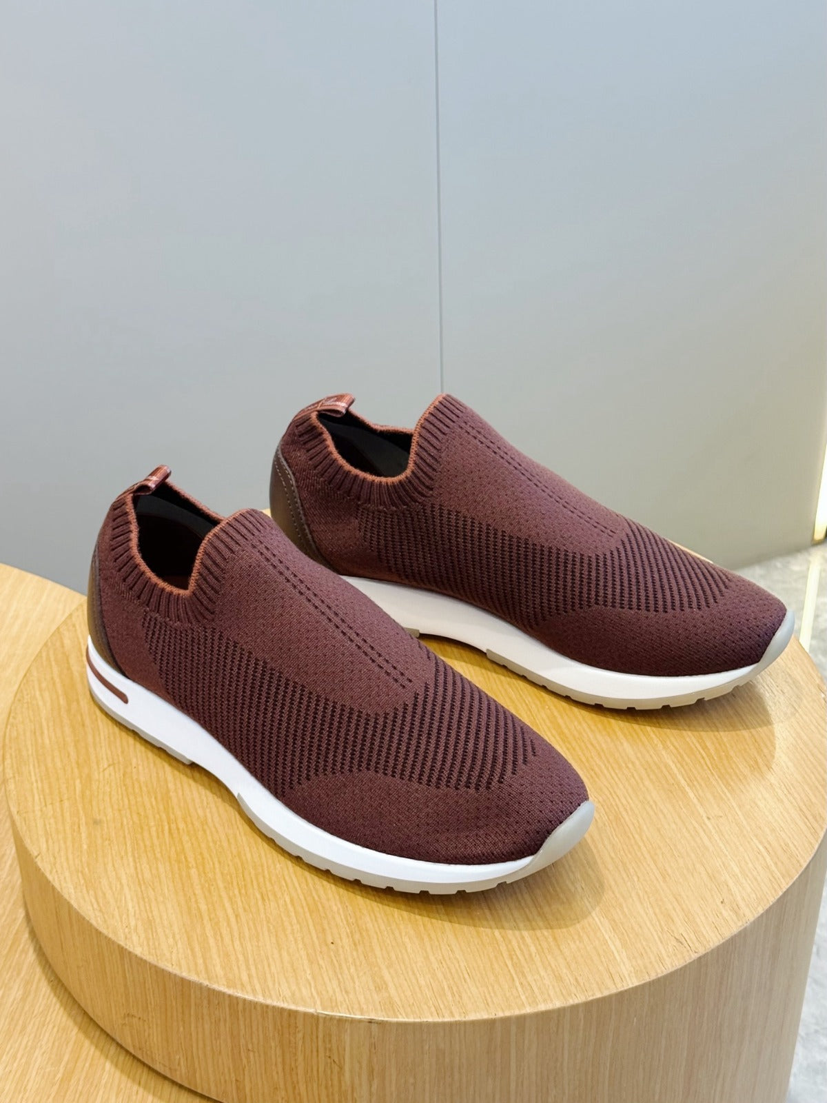 Loro Piana 360 LP Flexy Walk Sneaker Burgundy