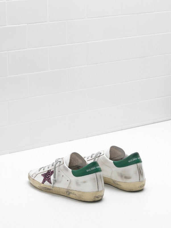 Golden Goose Super-Star Sneaker White/Green