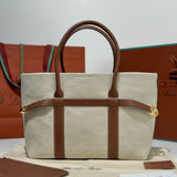 Loro Piana Small Ghiera Tote Bag Beige/Brown