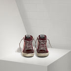 Golden Goose Slide Sneaker Dark Pink