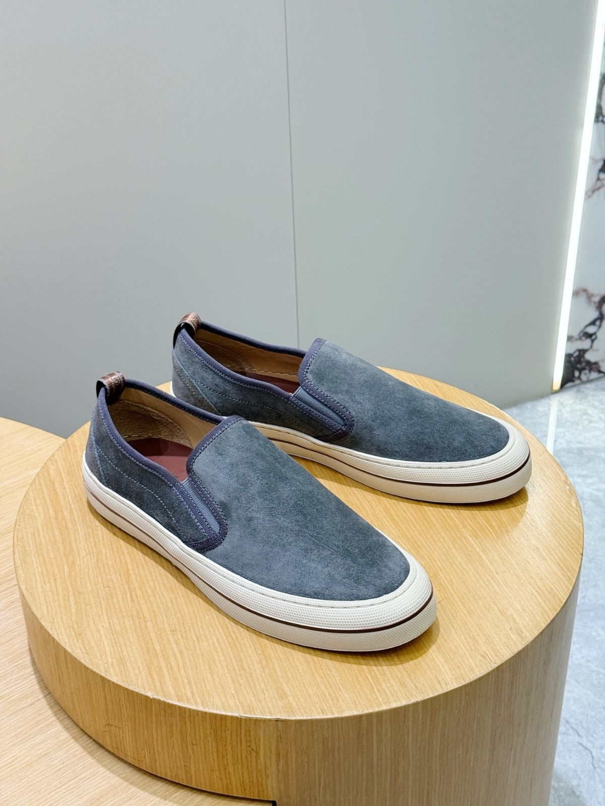 Loro Piana Tennis Walk Sneaker Grey