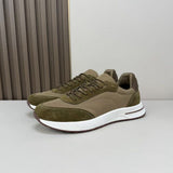 Loro Piana Week End Walk Sneaker Olive Brown .