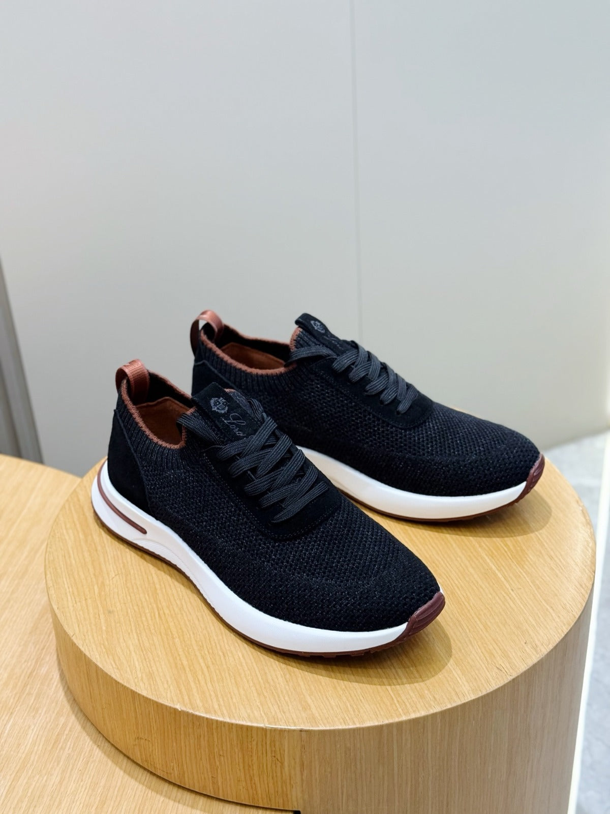 Loro Piana Week End Walk Sneaker Black