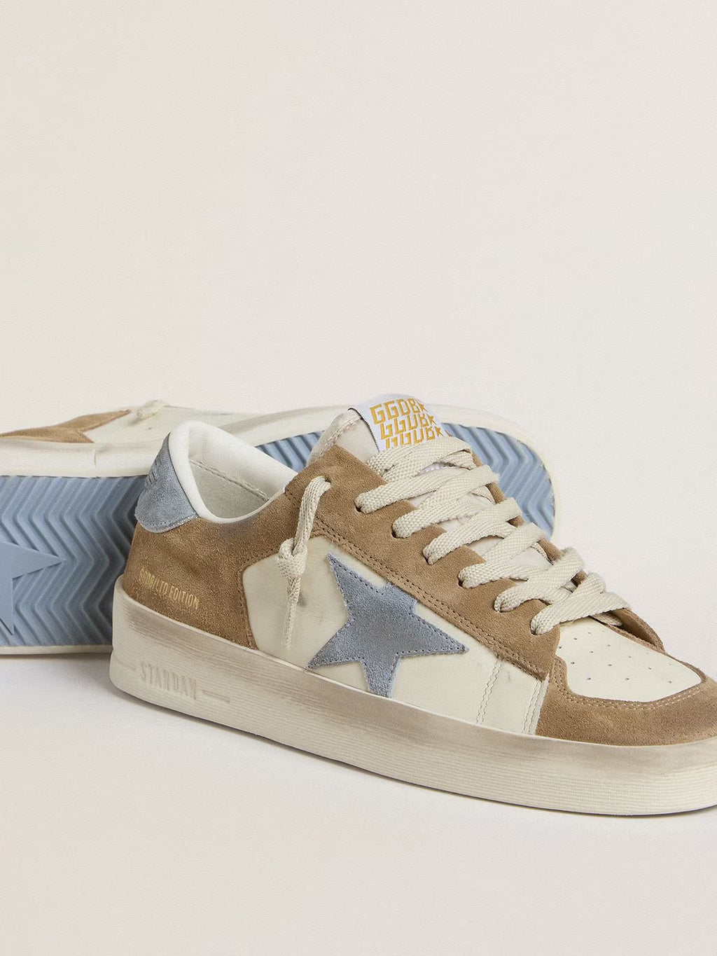 Golden Goose Stardan Sneaker White/Beige/Blue