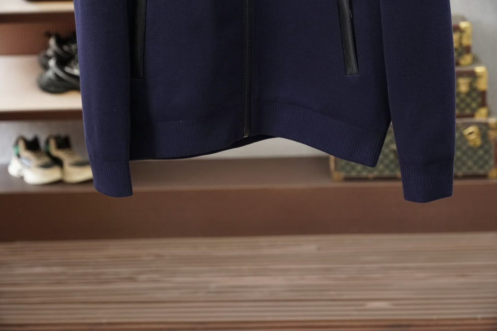 Prada Re-Nylon Jacket Black/Blue