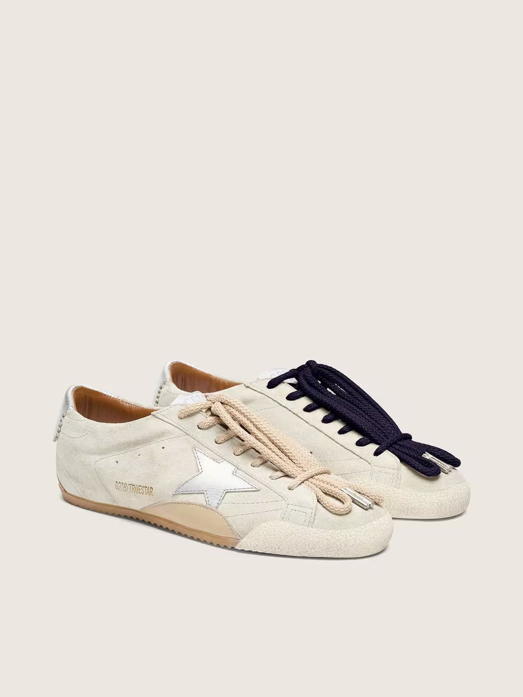Golden Goose True-Star Sneaker Light Gray/Silver