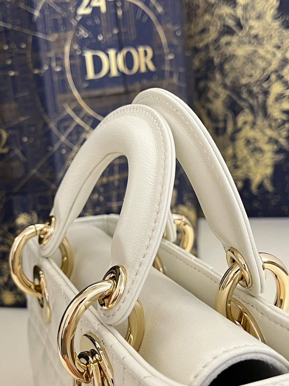 Dior Lady D-Joy Bag Latte .