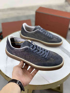 Loro Piana Tennis Walk Sneaker Grey .