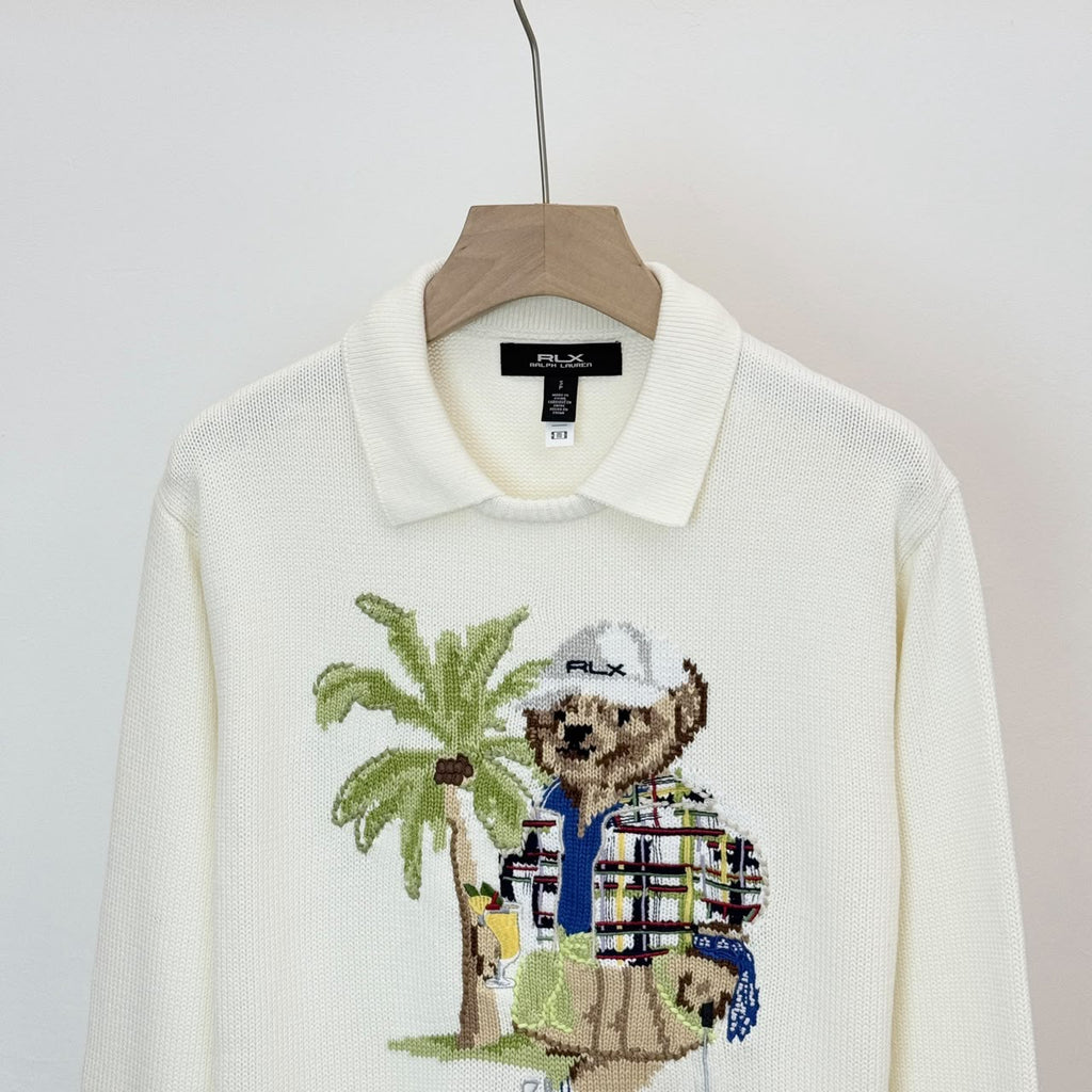 Ralph Lauren Polo Bear Performance Sweater All Cream