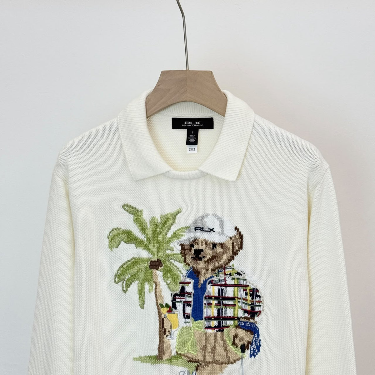 Ralph Lauren Polo Bear Performance Sweater All Cream