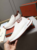 Loro Piana 360 LP Flexy Walk Sneaker White/Brown .