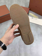 Loro Piana Tennis Walk Sneaker light Brown .