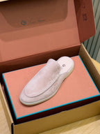Loro Piana Babouche Walk Mule Pink