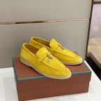 Loro Piana Summer Charms Walk Loafer Yellow