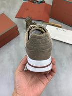 Loro Piana Tennis Walk Sneaker Beige/Brown .