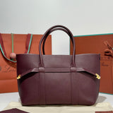 Loro Piana Bale Tote Bag Burgundy