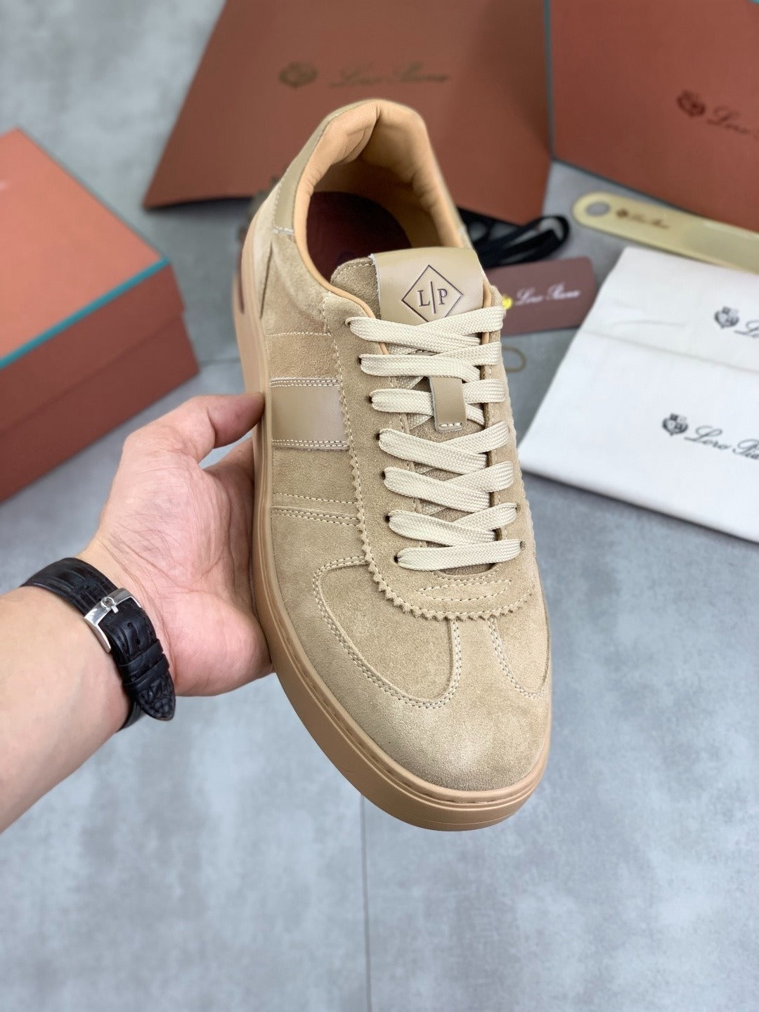 Loro Piana Tennis Walk Sneaker Beige .