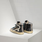 Golden Goose Slide Sneaker Beige/Blue