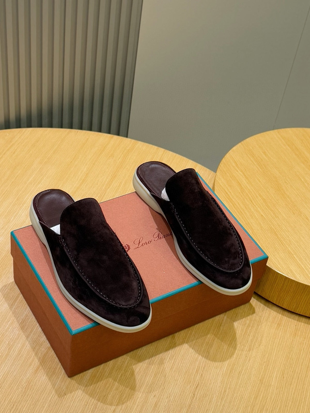 Loro Piana Babouche Walk Mule Brown