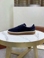 Loro Piana Tennis Walk Sneaker Navy Blue .