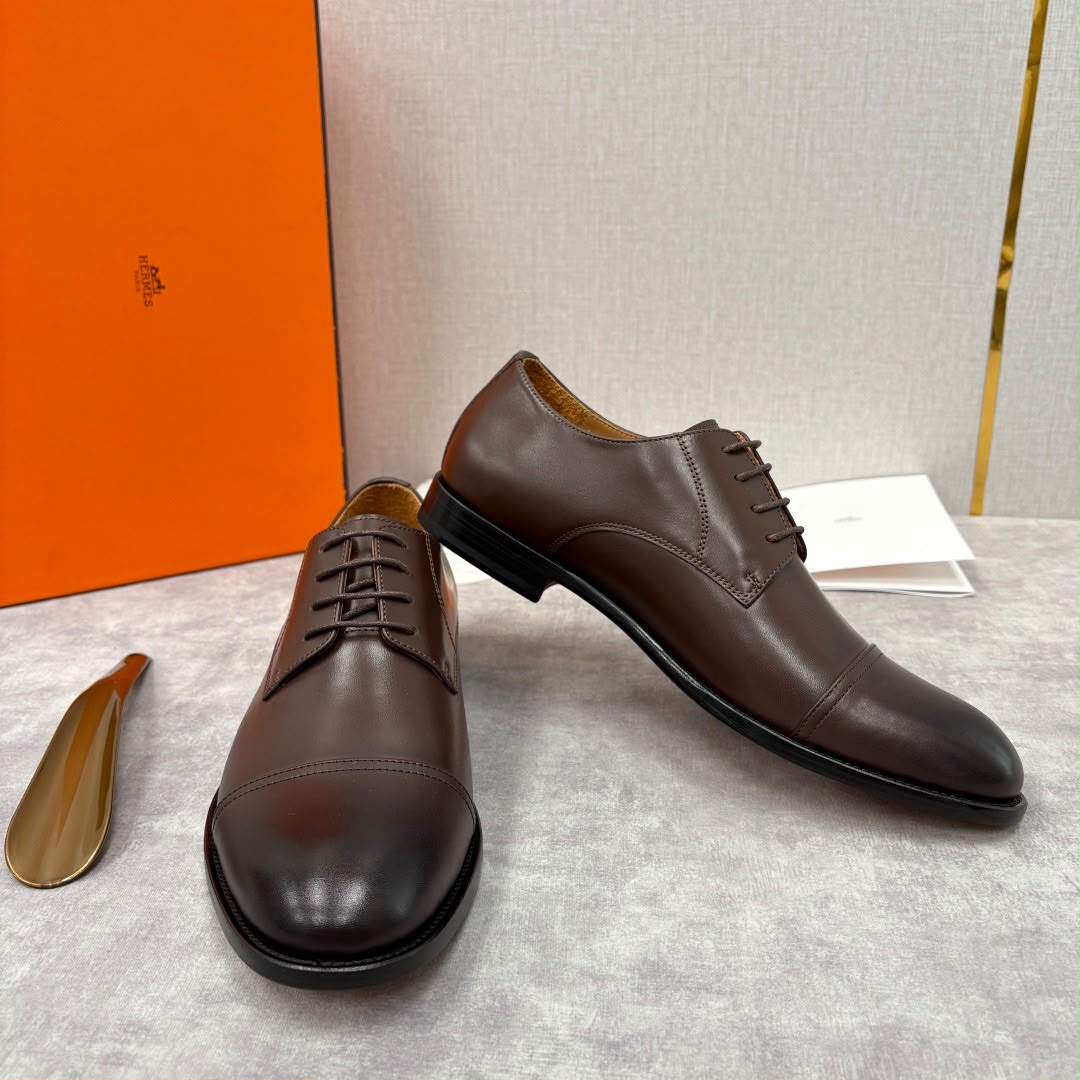 Hermès Lawrence Shoe Brown