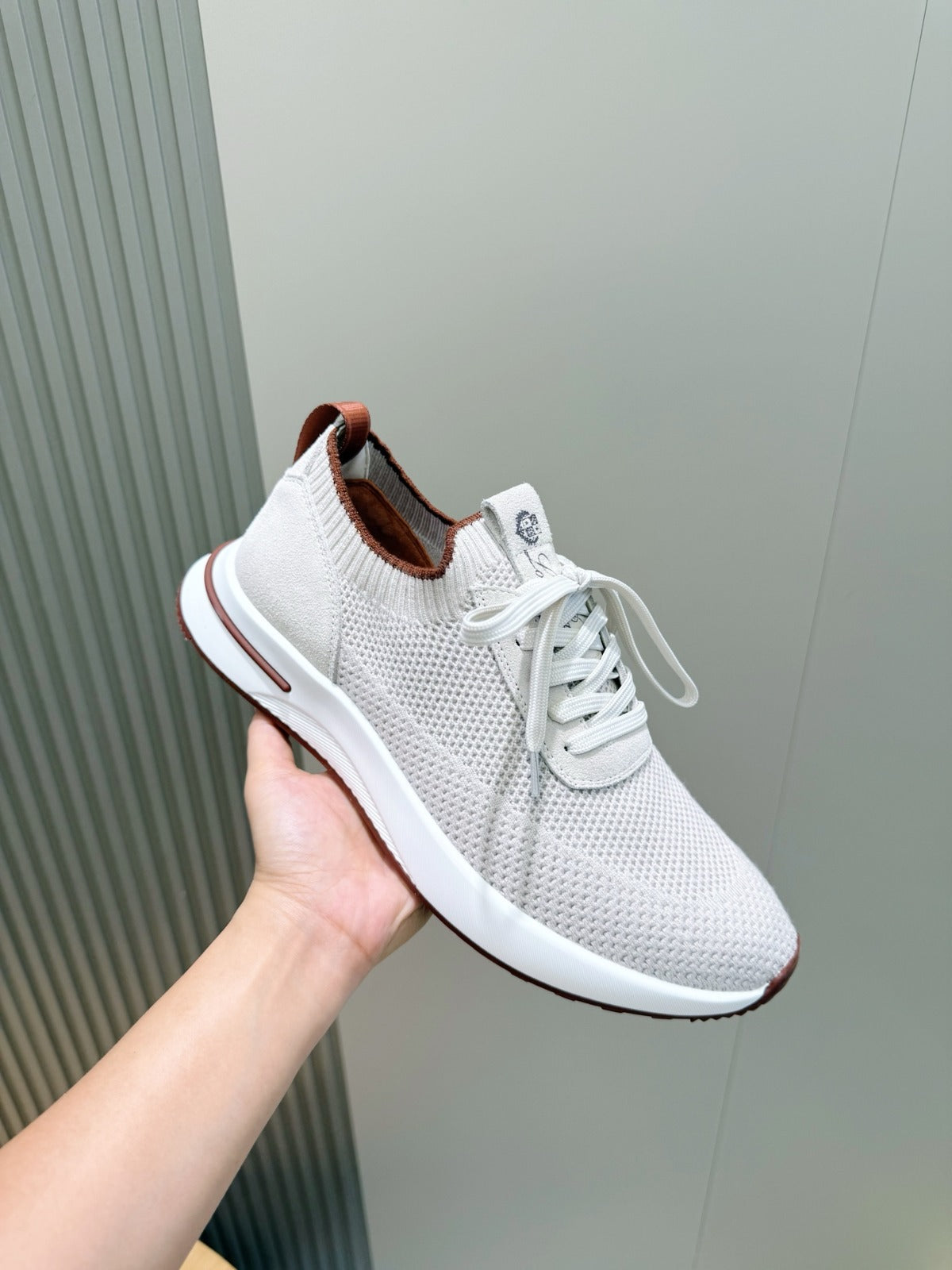 Loro Piana Week End Walk Sneaker White