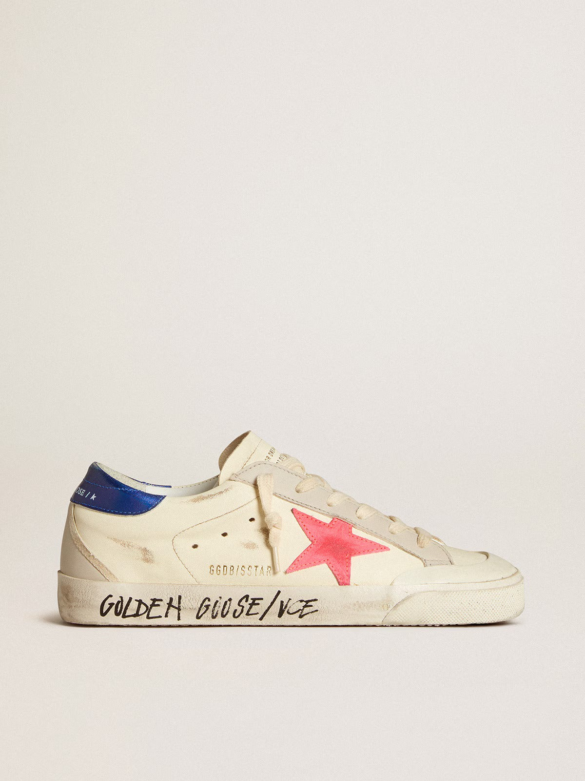 Golden Goose Super-Star Sneaker White/Pink/Blue