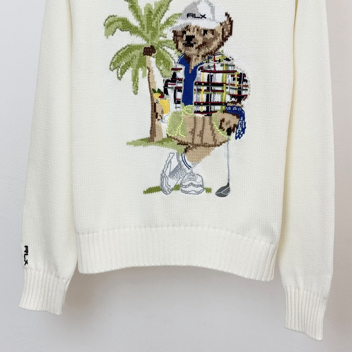 Ralph Lauren Polo Bear Performance Sweater All Cream