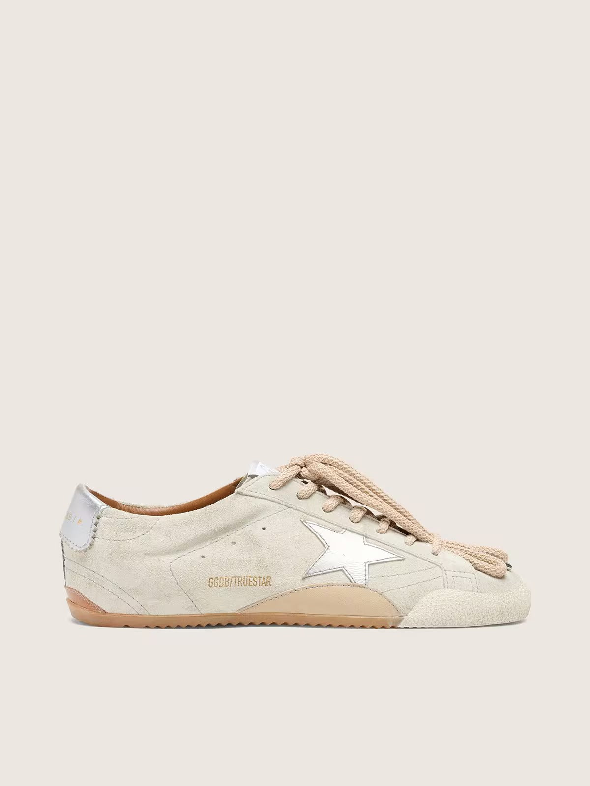 Golden Goose True-Star Sneaker Light Gray/Silver