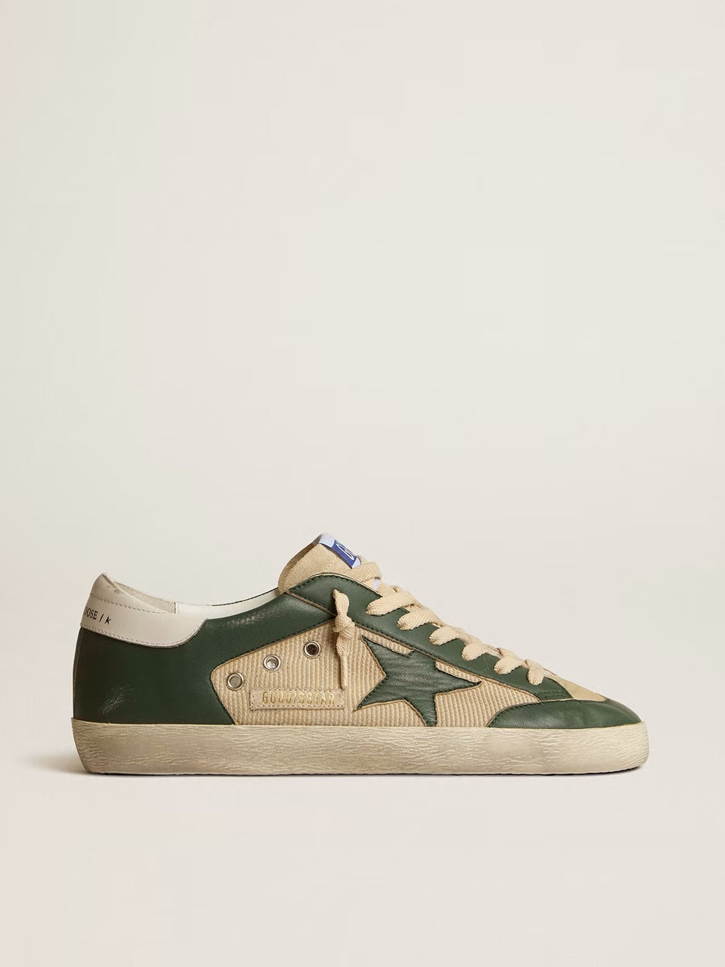 Golden Goose Super-Star Sneaker Dark Green/Beige