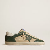 Golden Goose Super-Star Sneaker Dark Green/Beige