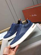 Loro Piana Newport Walk Sneaker Blue .