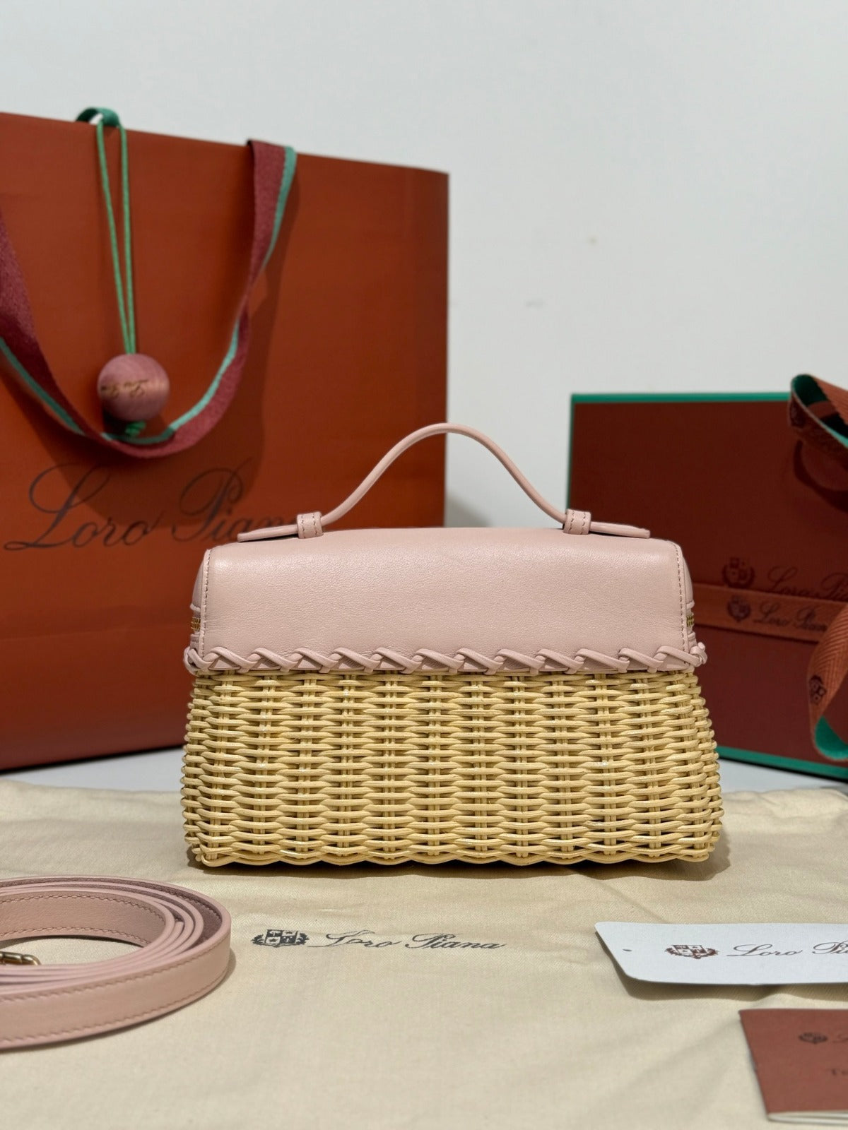 Loro Piana Bag Beige/Pink
