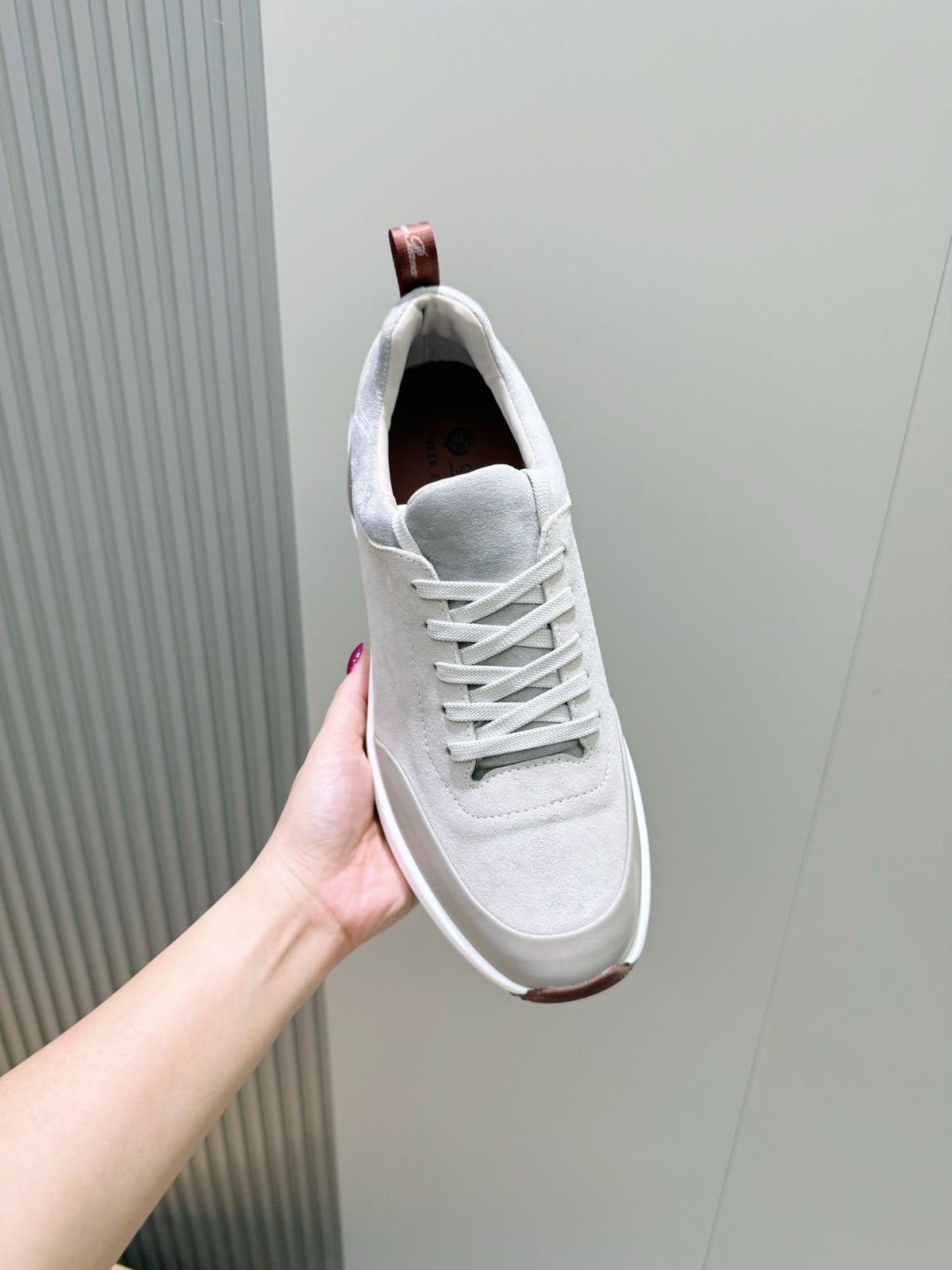 Loro Piana Week End Walk Sneaker Grey