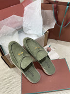 Loro Piana Charms Mule Green