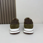 Loro Piana Week End Walk Sneaker Olive Brown .