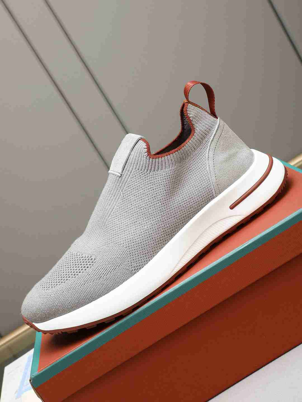Loro Piana 360 LP Flexy Walk Sneaker Grey/Brown .