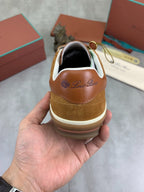 Loro Piana Tennis Walk Sneaker Light Brown .