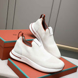 Loro Piana 360 LP Flexy Walk Sneaker White/Brown .