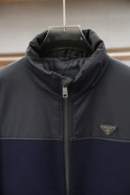 Prada Re-Nylon Jacket Black/Blue