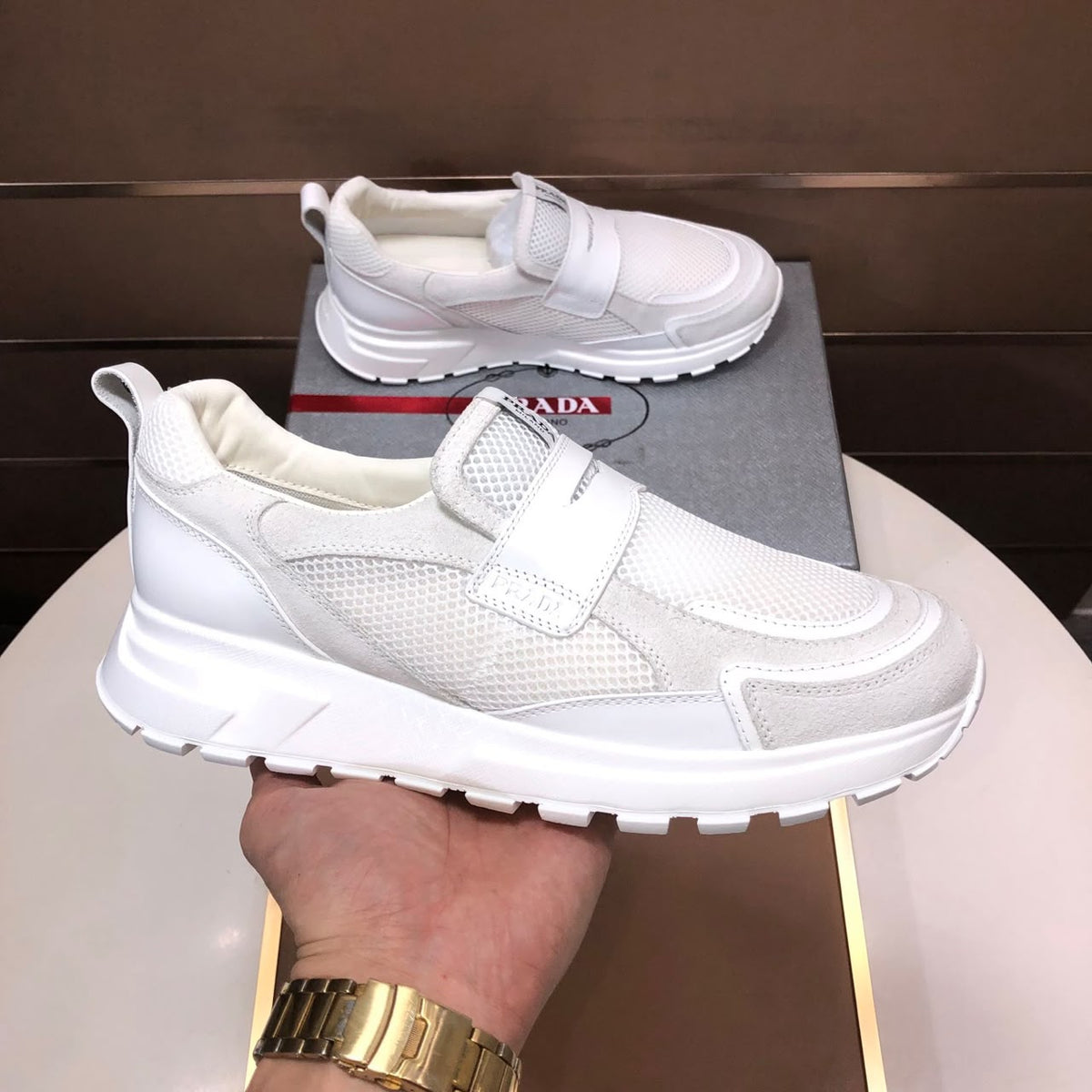 Prada Cloudbust Sneaker White .
