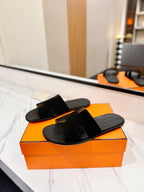 Hermès Izmir Sandal All Black