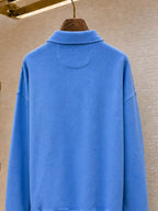Polo Ralph Lauren Loopback Fleece Quarter-Zip Sweatshirt Light Blue