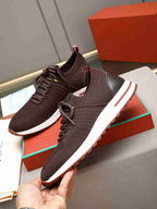 Loro Piana 360 LP Flexy Walk Sneaker Redwine White .