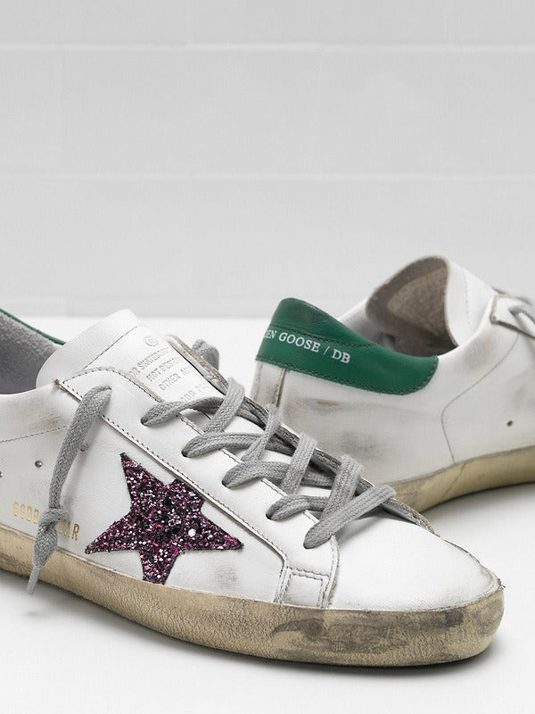 Golden Goose Super-Star Sneaker White/Green